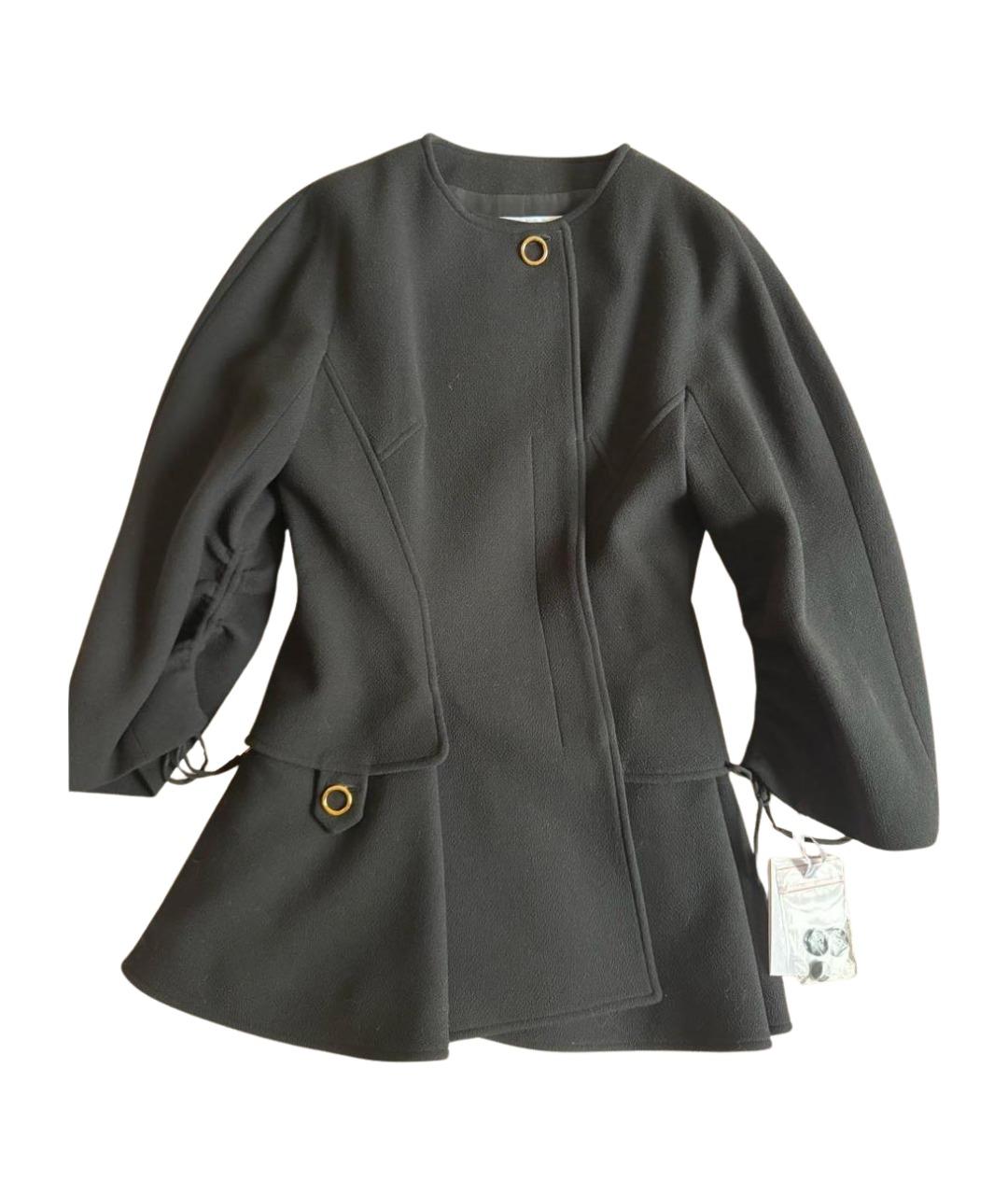 CHRISTIAN DIOR Черный шерстяной жакет/пиджак, фото 1