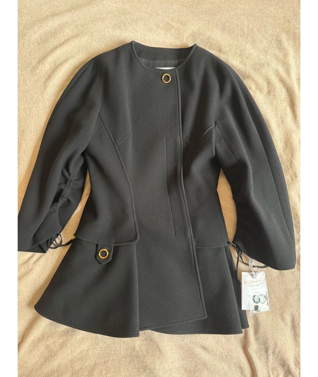 CHRISTIAN DIOR Черный шерстяной жакет/пиджак, фото 9