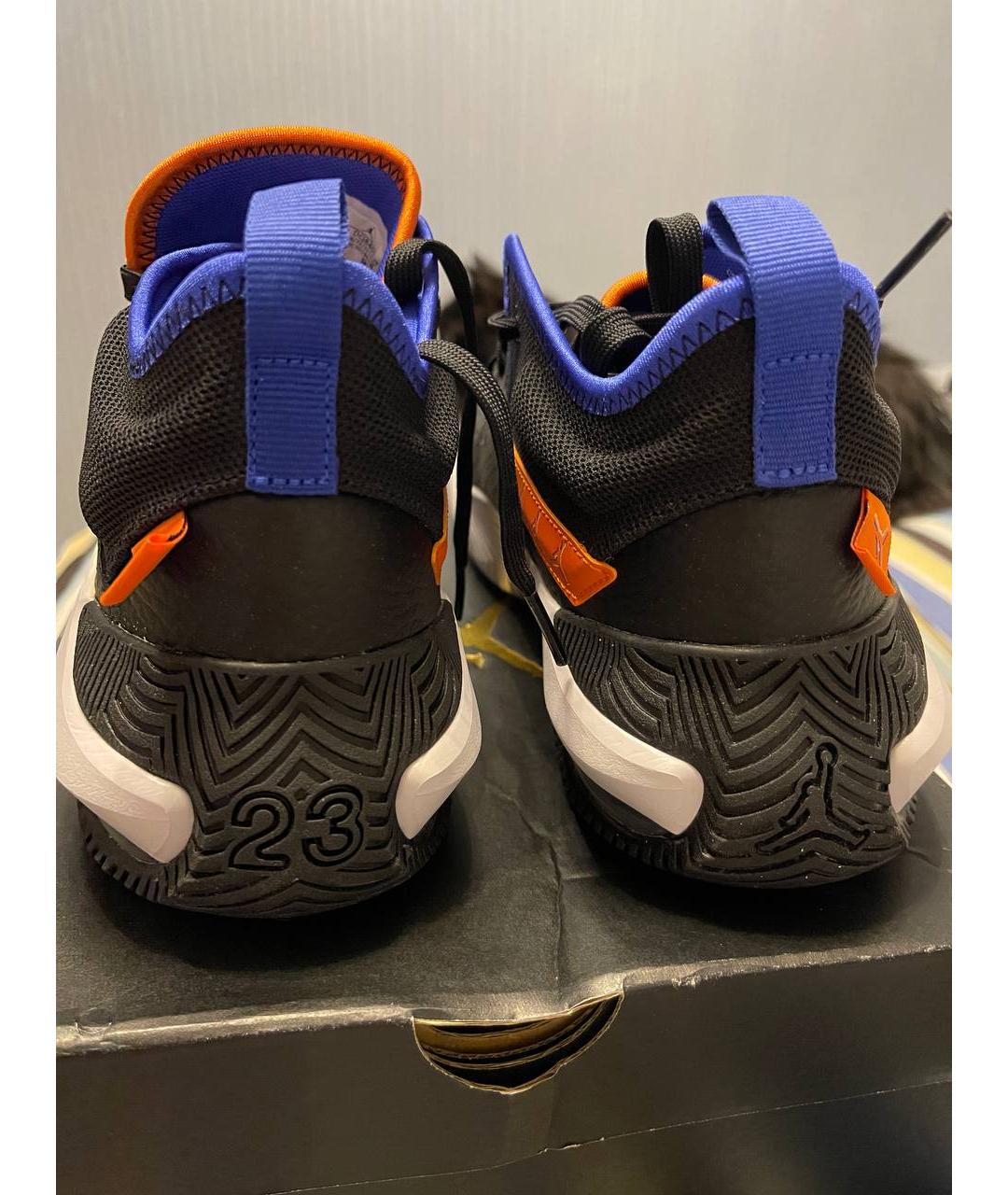 JORDAN Черные высокие кроссовки / кеды, фото 3