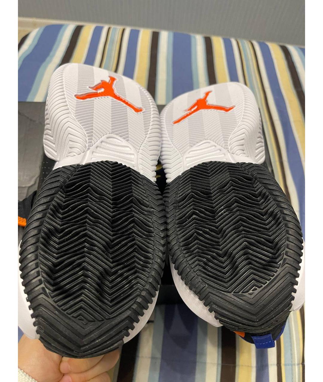 JORDAN Черные высокие кроссовки / кеды, фото 4