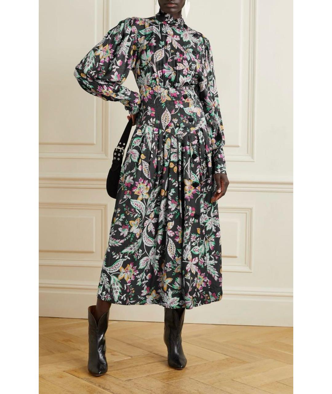 ISABEL MARANT Мульти вискозное повседневное платье, фото 6