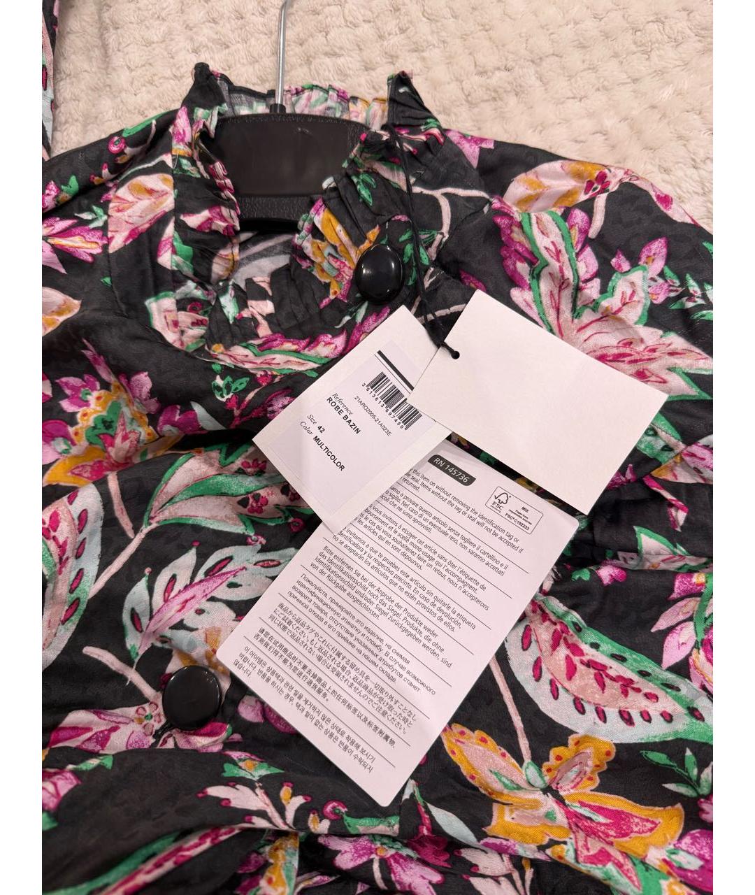 ISABEL MARANT Мульти вискозное повседневное платье, фото 5