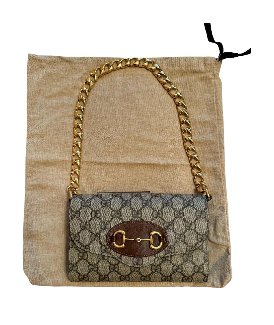 GUCCI Коричневая сумка через плечо, фото 8