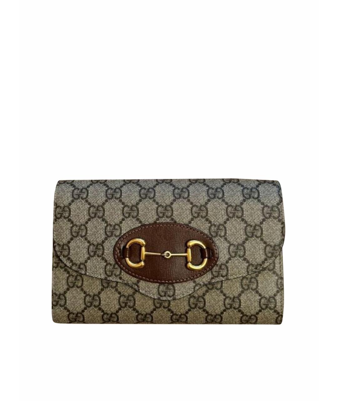 GUCCI Коричневая сумка через плечо, фото 1