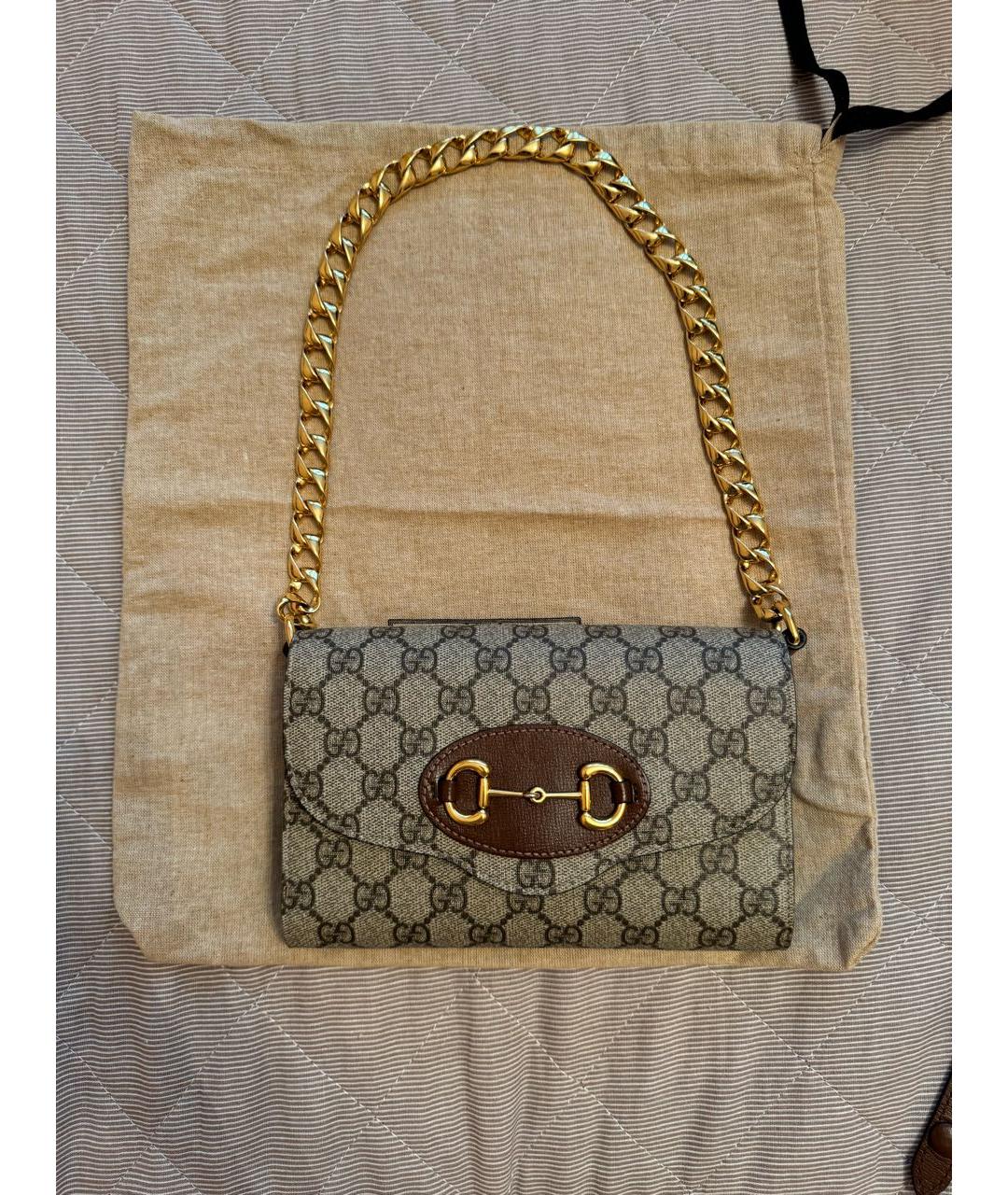 GUCCI Коричневая сумка через плечо, фото 7