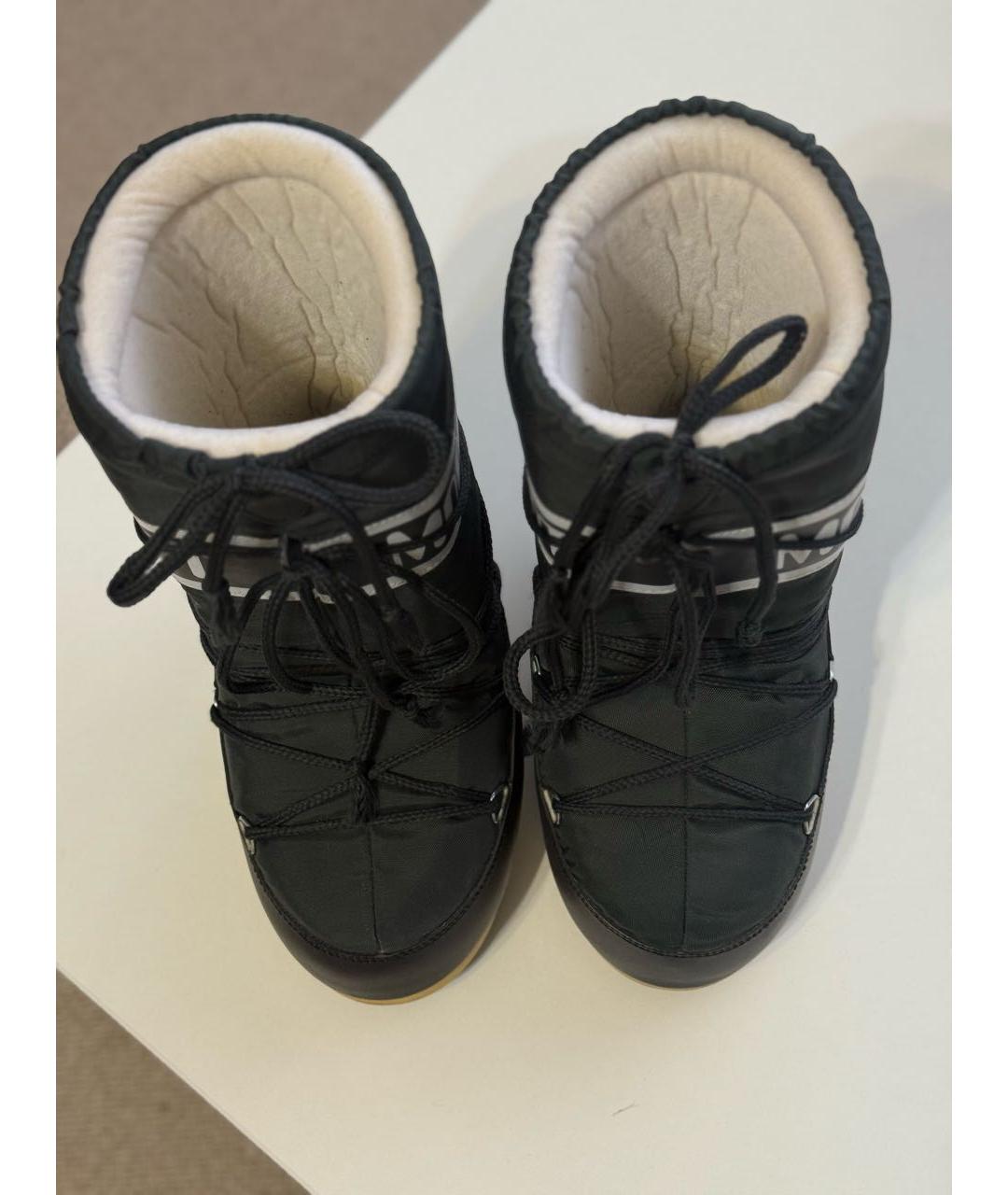 MOON BOOT Черные ботинки, фото 3