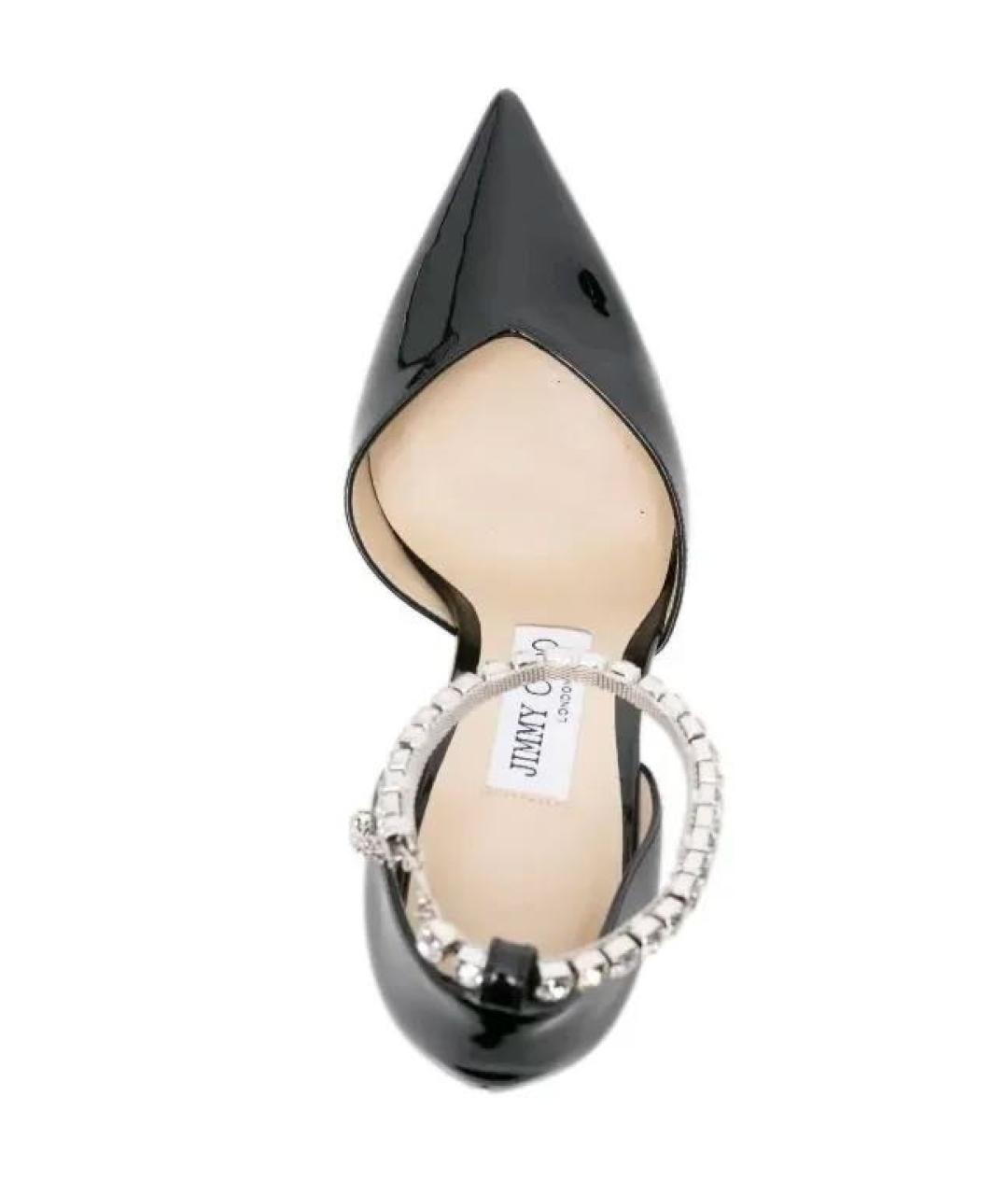 JIMMY CHOO Черные кожаные туфли, фото 4