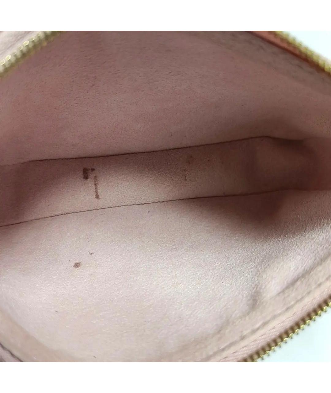 LOUIS VUITTON Розовая кожаная сумка с короткими ручками, фото 4