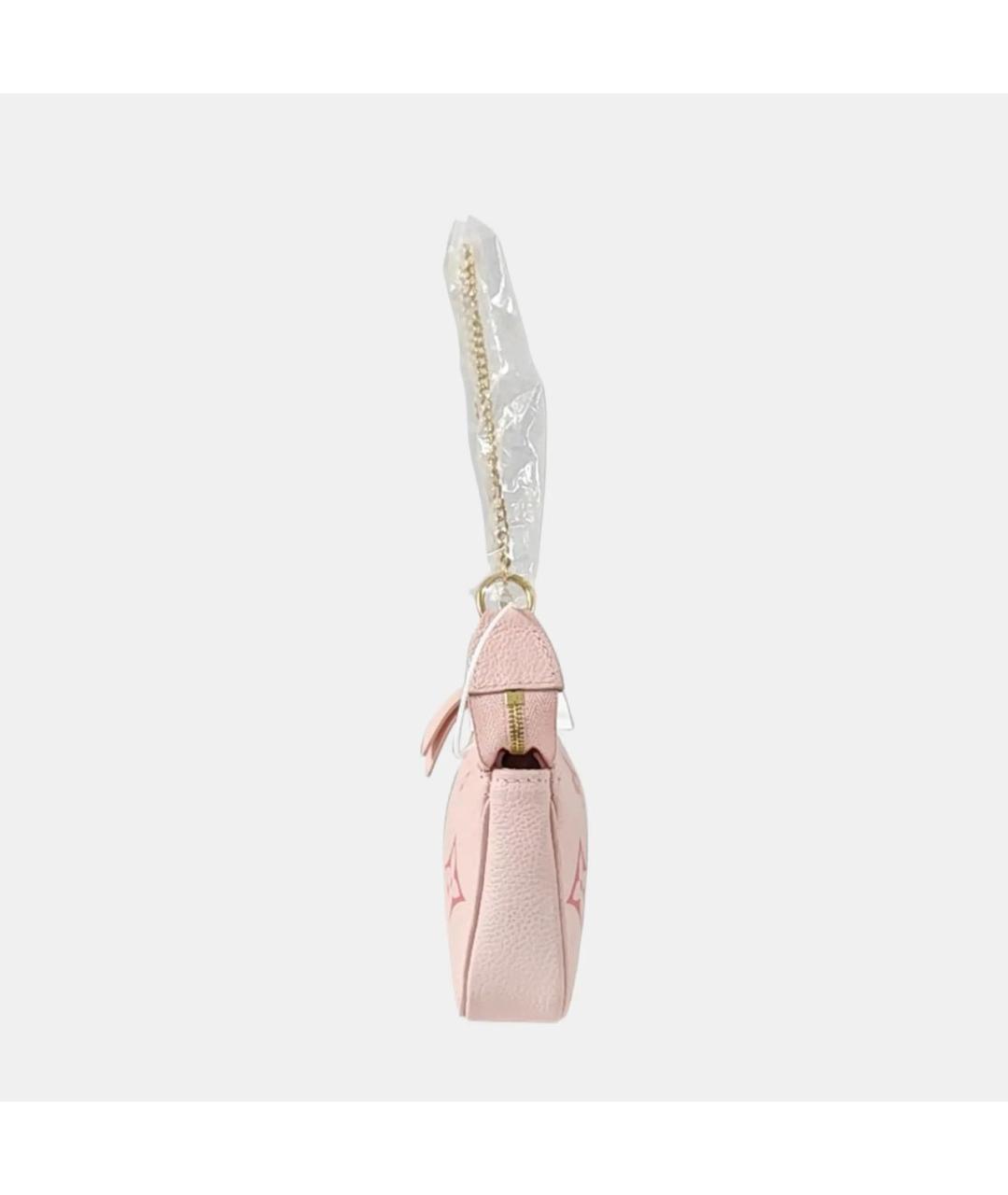 LOUIS VUITTON Розовая кожаная сумка с короткими ручками, фото 2