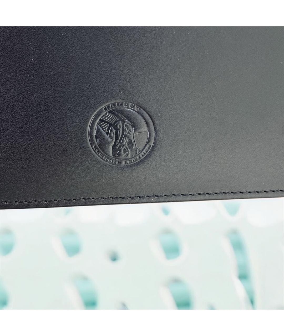 OAKLEY Черный кожаный кошелек, фото 2