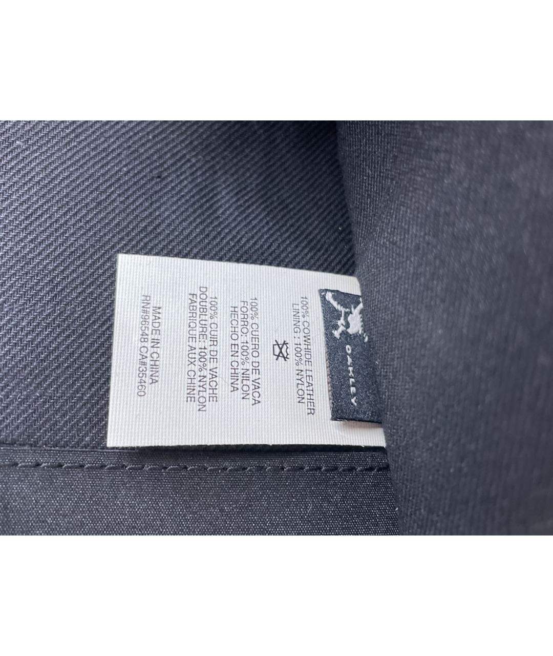 OAKLEY Черный кожаный кошелек, фото 5