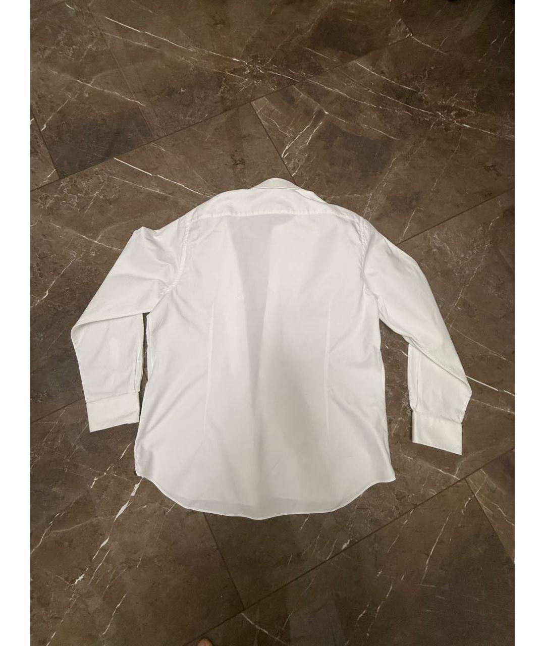 CORNELIANI Белая хлопковая классическая рубашка, фото 2