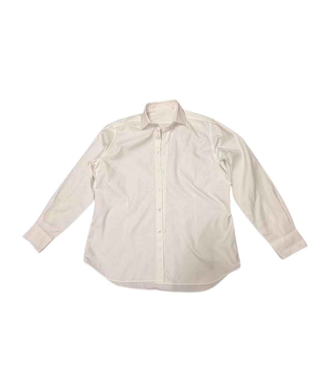 CORNELIANI Белая хлопковая классическая рубашка, фото 1