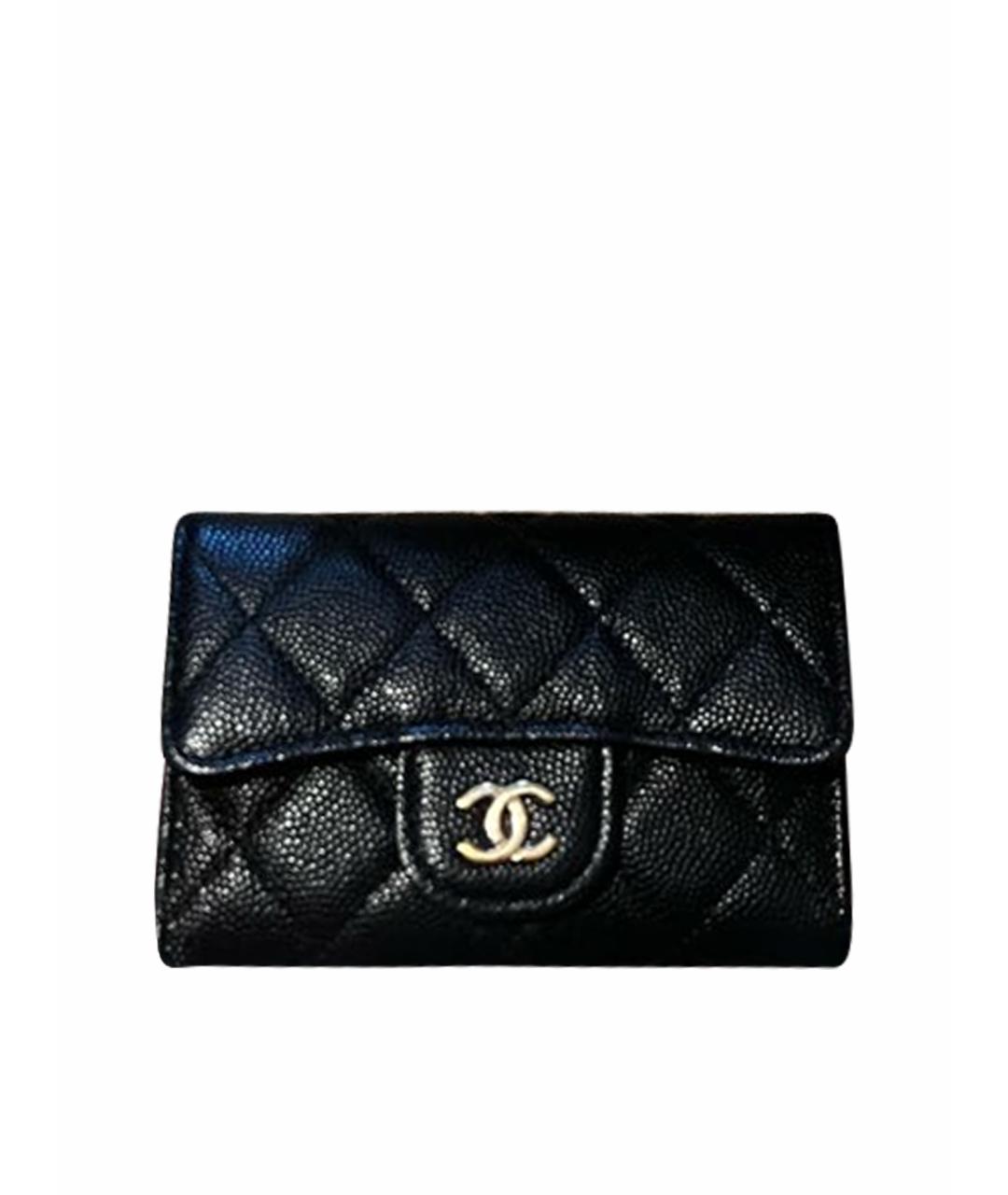 CHANEL Черная кожаная сумка через плечо, фото 1