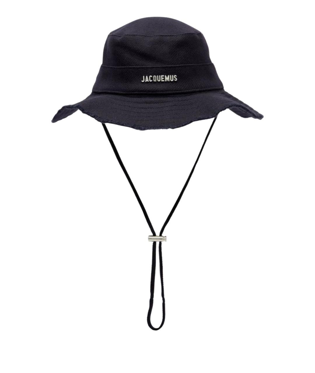 JACQUEMUS Черная хлопковая панама, фото 1