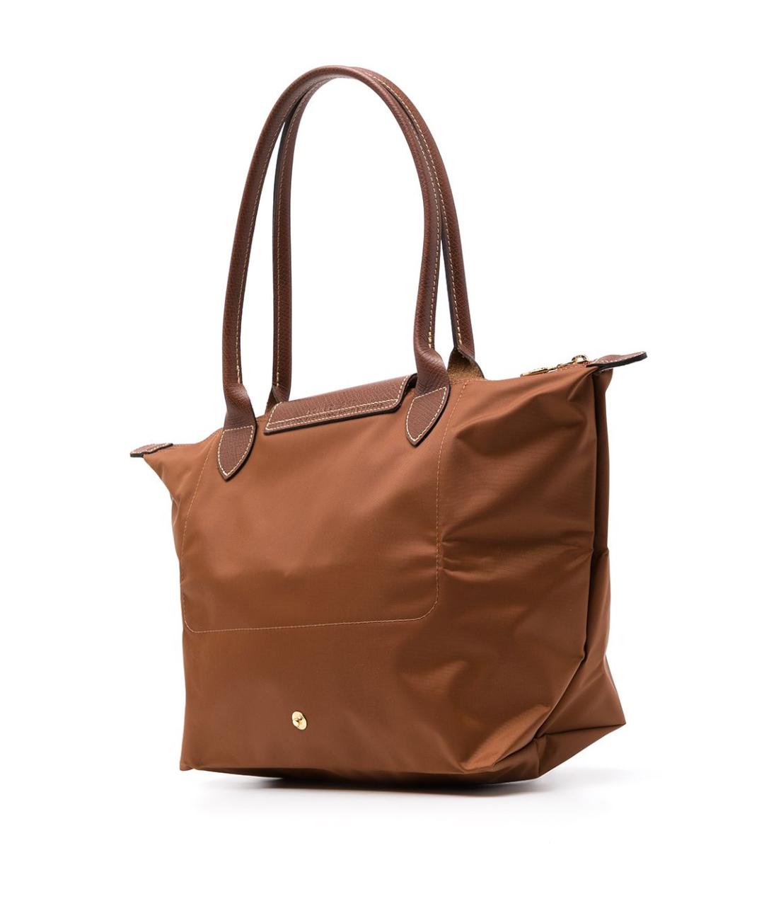 LONGCHAMP Коричневая синтетическая сумка тоут, фото 2
