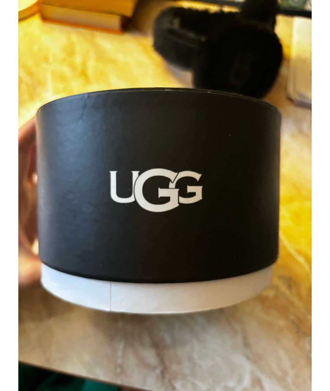 UGG AUSTRALIA Черные синтетические наушники, фото 3