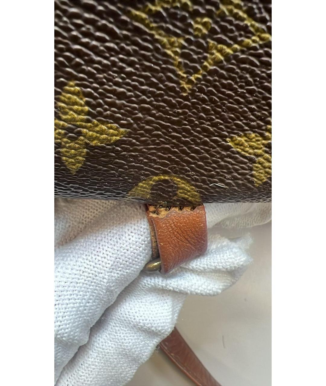 LOUIS VUITTON Коричневая сумка с короткими ручками, фото 6