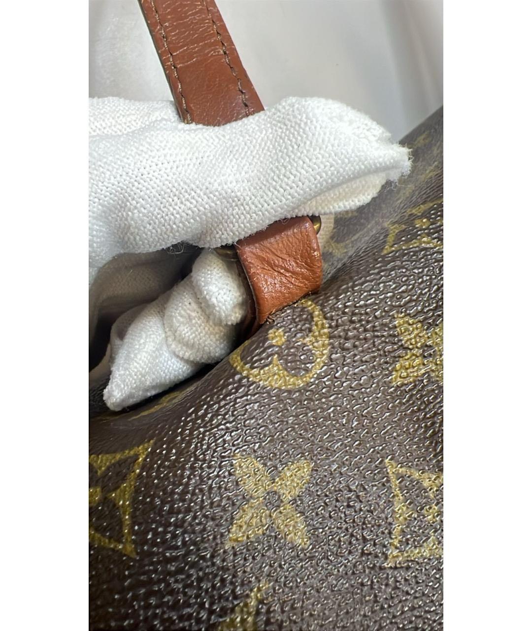 LOUIS VUITTON Коричневая сумка с короткими ручками, фото 5