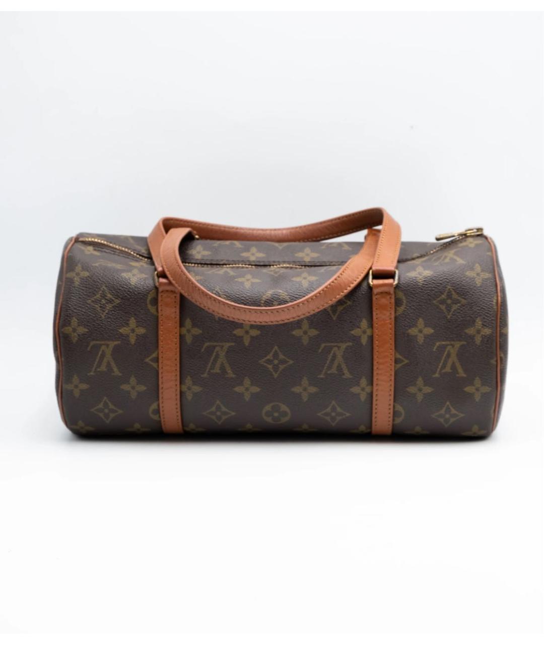 LOUIS VUITTON Коричневая сумка с короткими ручками, фото 9