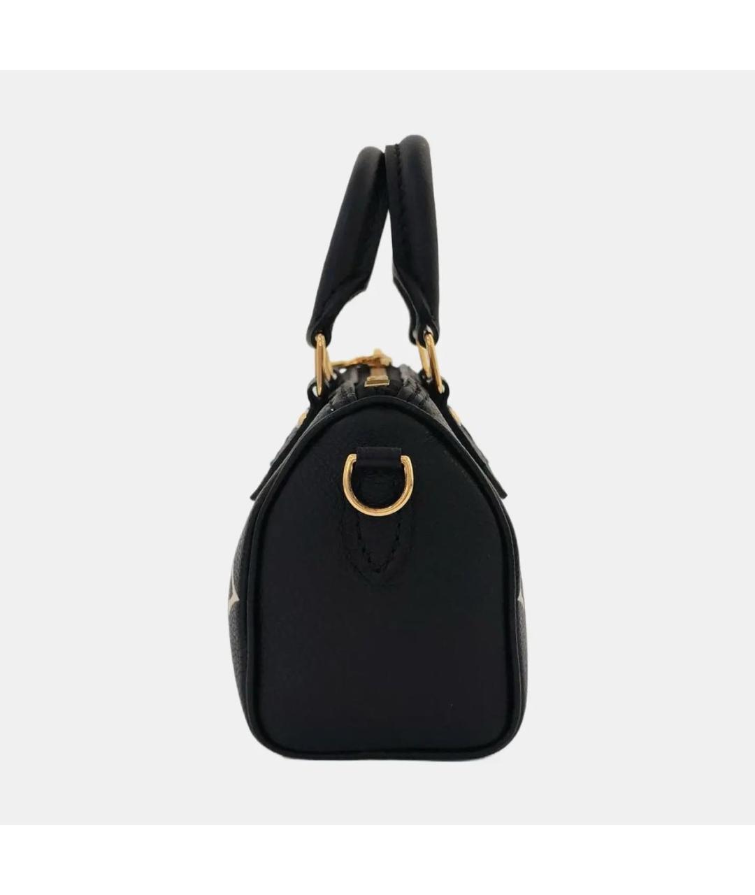 LOUIS VUITTON Черная кожаная сумка через плечо, фото 2