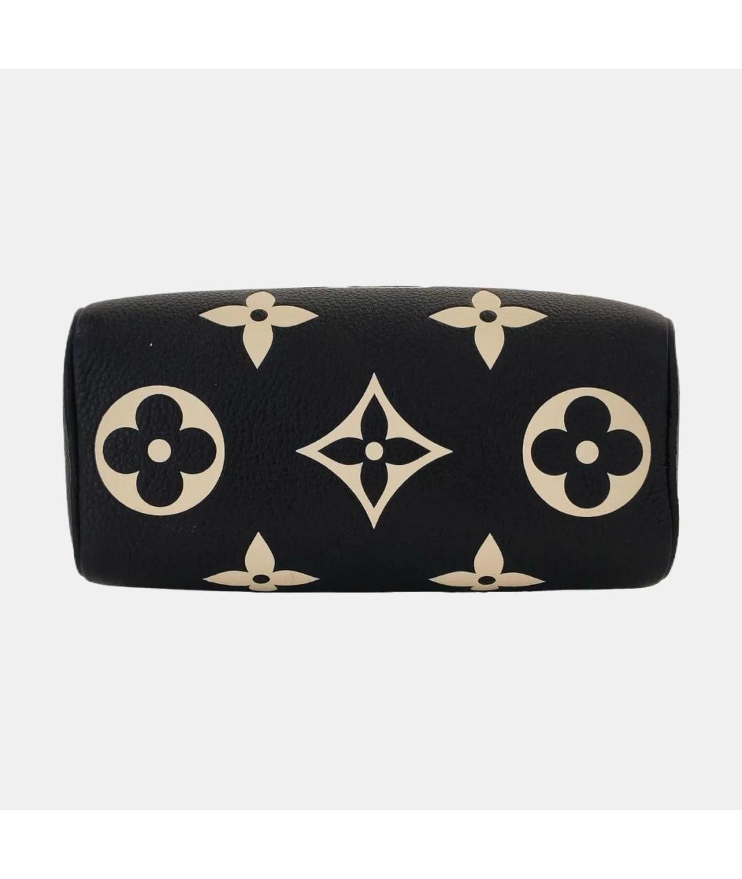 LOUIS VUITTON Черная кожаная сумка через плечо, фото 4