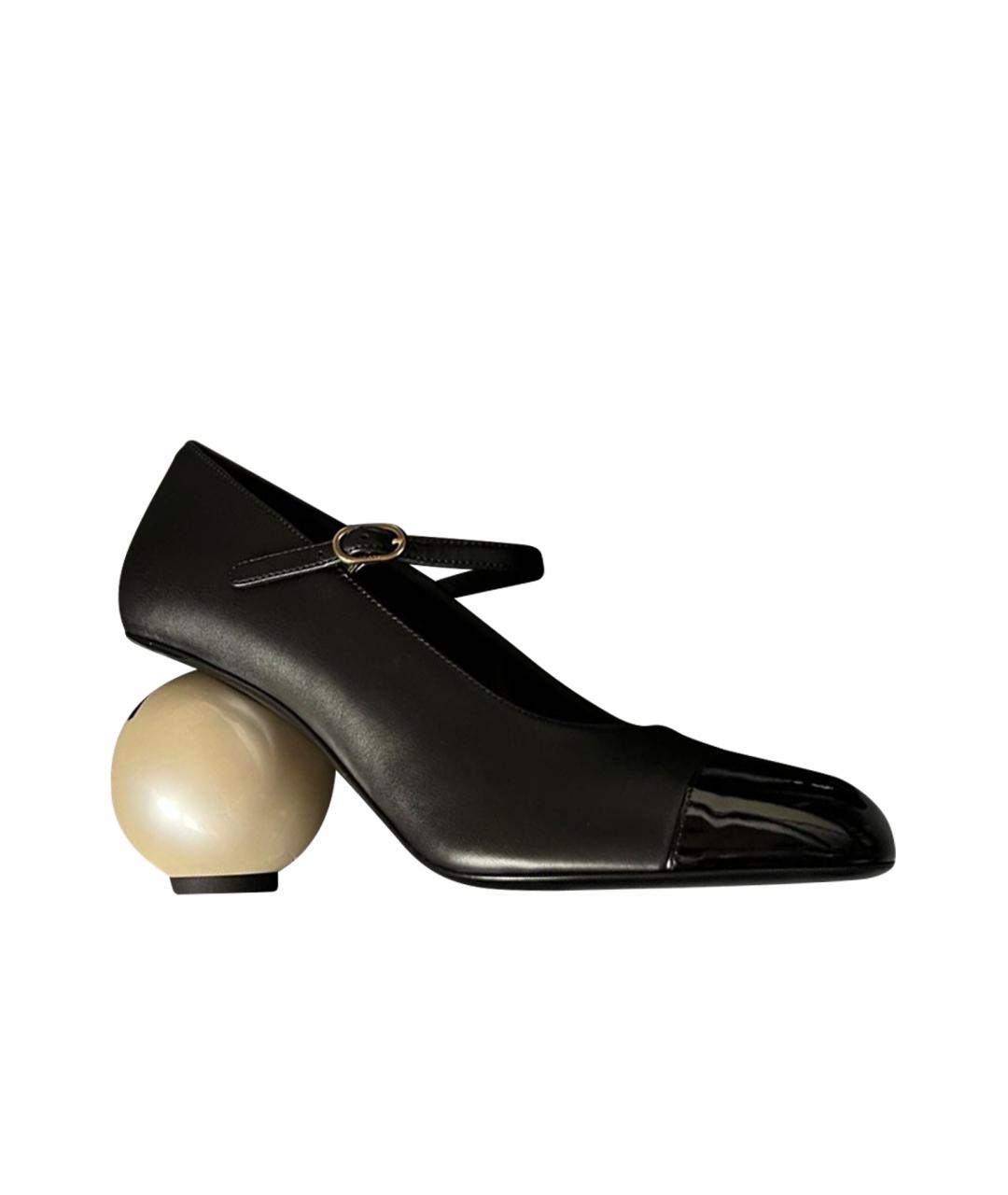 CHANEL Черные кожаные туфли, фото 1