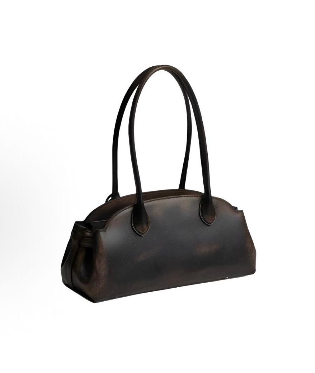 COACH Коричневая кожаная сумка тоут, фото 2