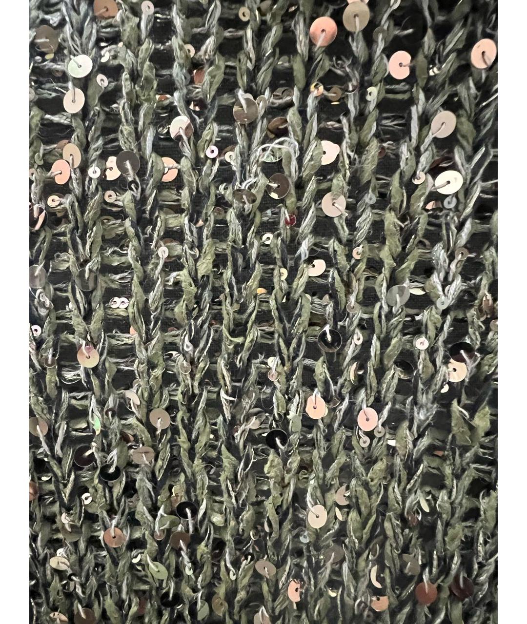 BRUNELLO CUCINELLI Зеленый хлопковый кардиган, фото 4