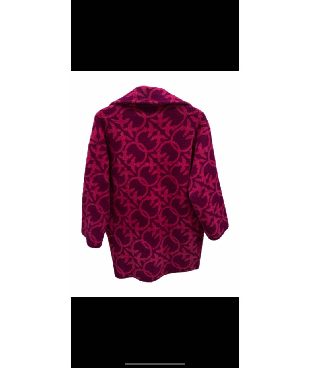 PINKO Фуксия полиамидовое пальто, фото 2