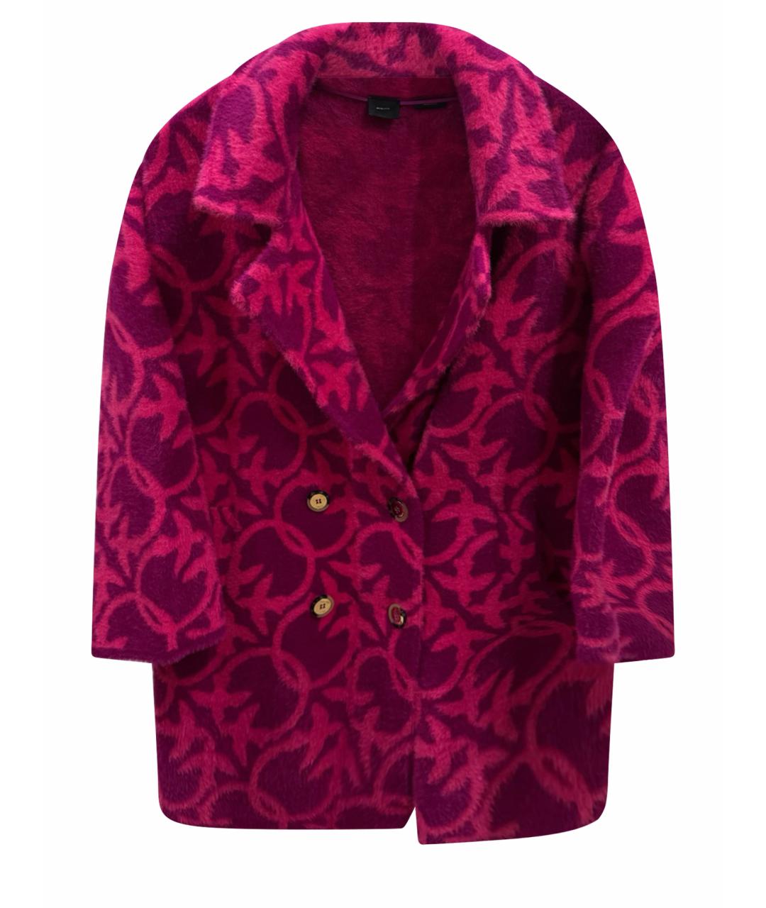 PINKO Фуксия полиамидовое пальто, фото 1