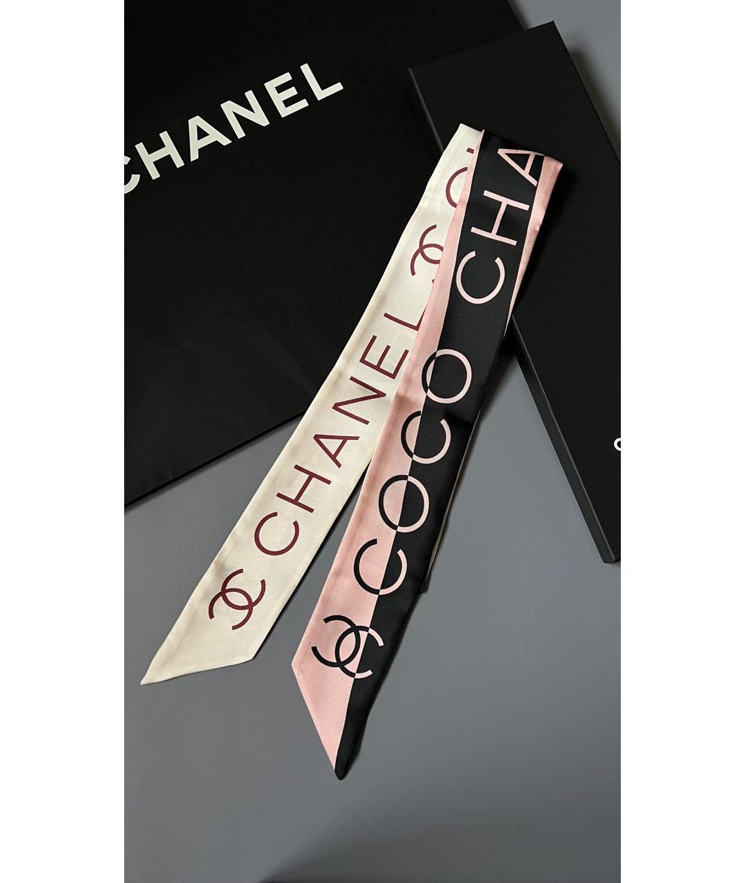 CHANEL Шелковый платок, фото 3
