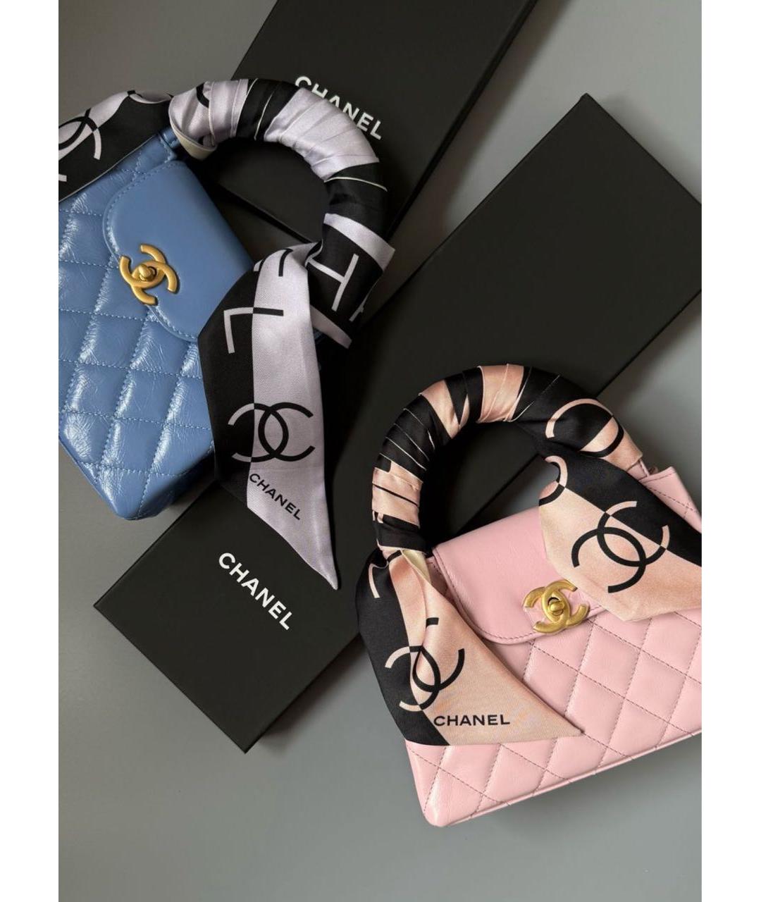 CHANEL Мульти шелковый платок, фото 2