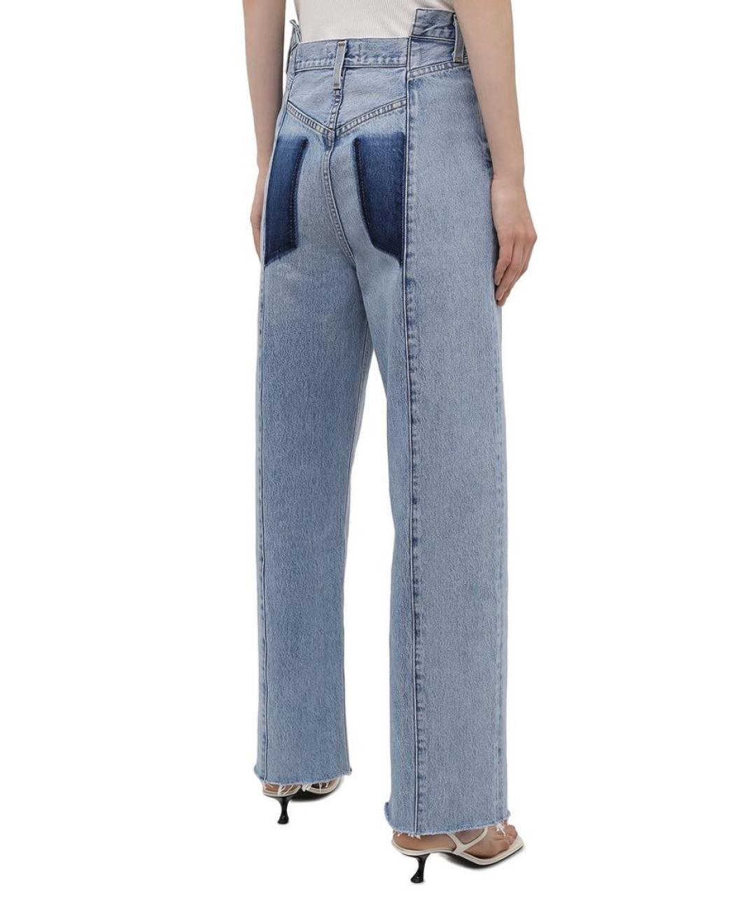AGOLDE Голубые хлопковые прямые джинсы, фото 2