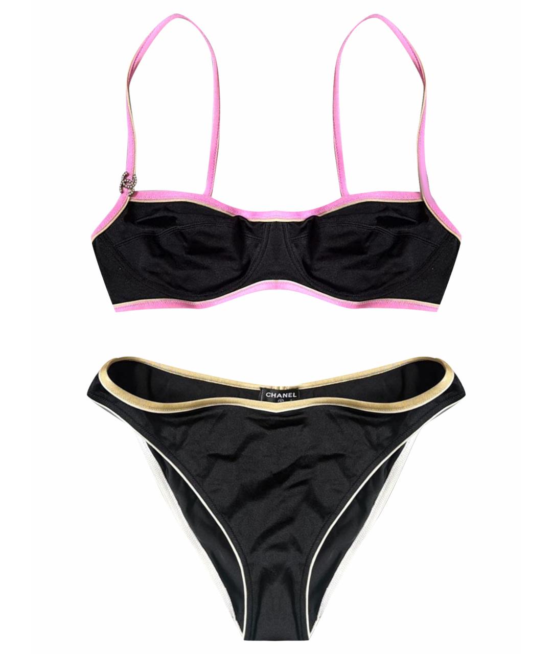 CHANEL Черный купальник, фото 1