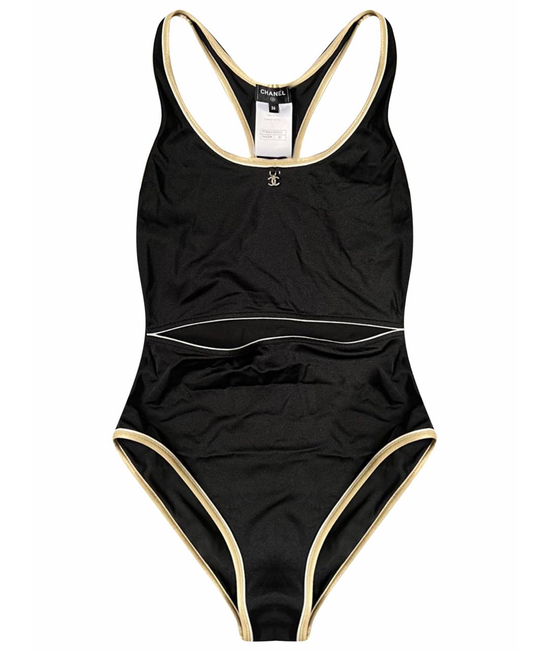 CHANEL Черный купальник, фото 1