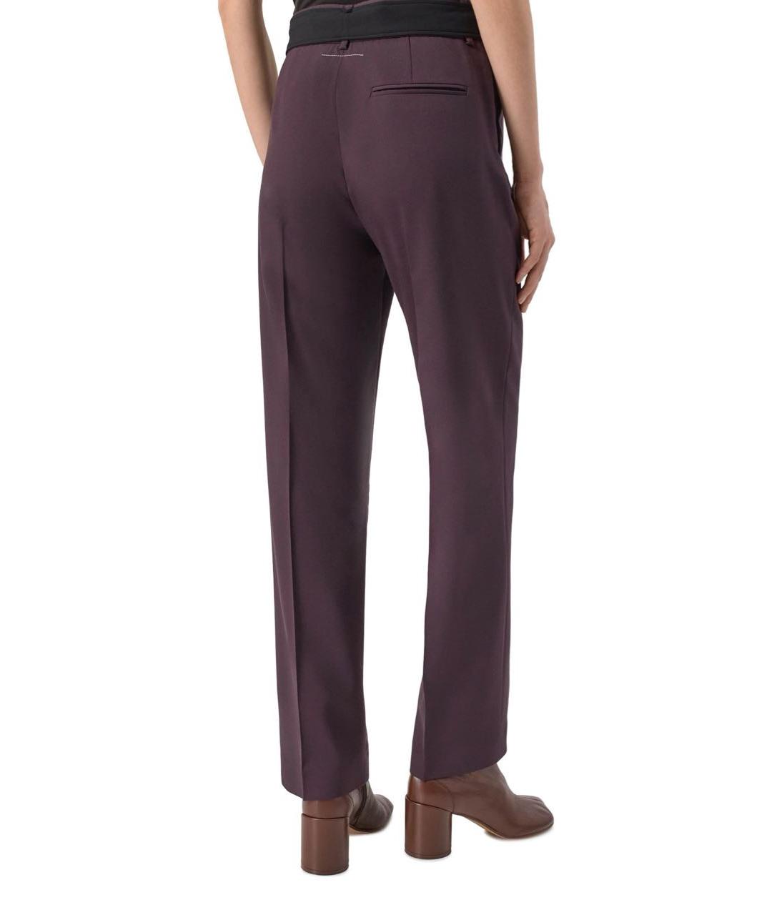 MM6 MAISON MARGIELA Коричневый шерстяной костюм с брюками, фото 7