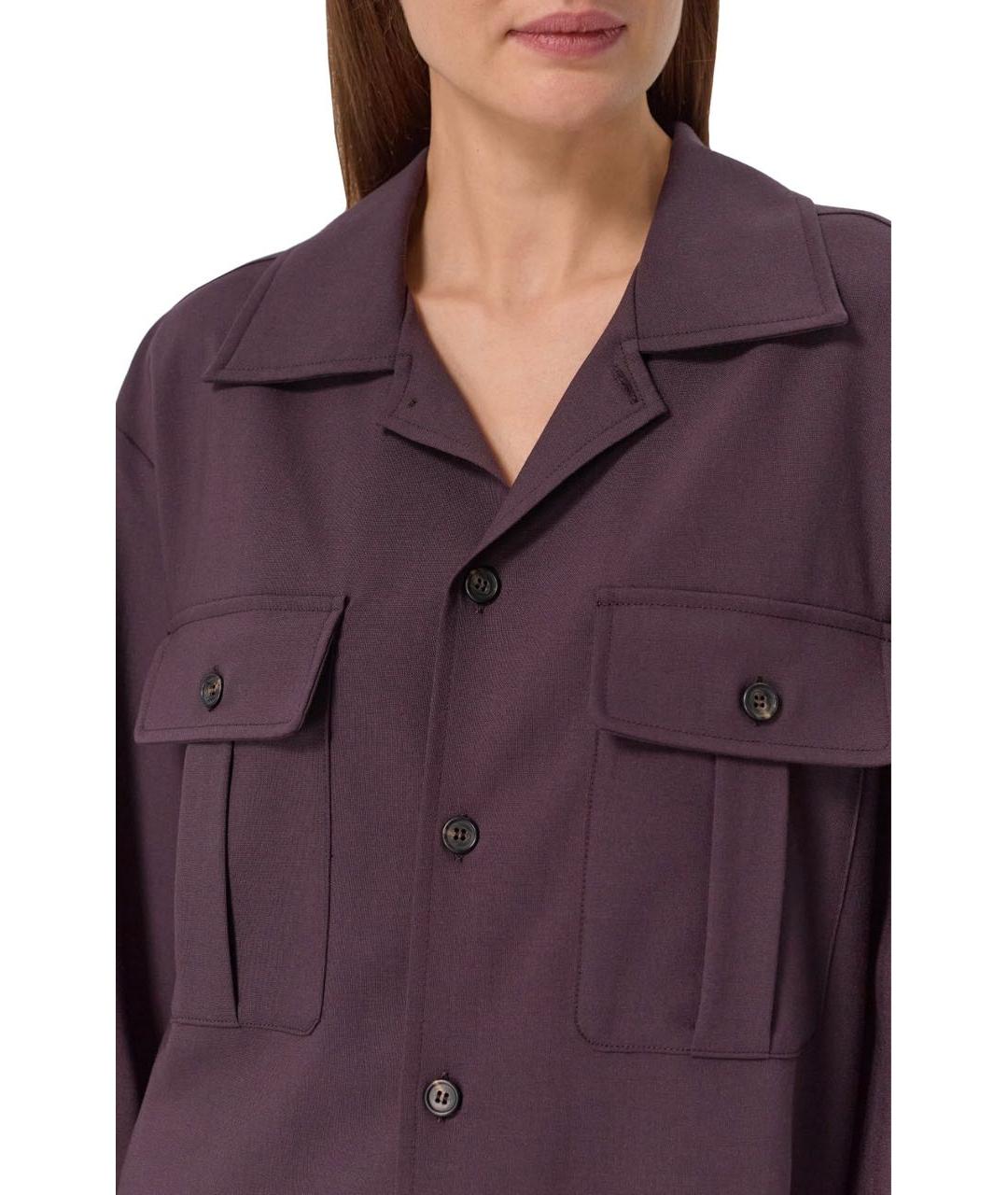 MM6 MAISON MARGIELA Коричневый шерстяной костюм с брюками, фото 8