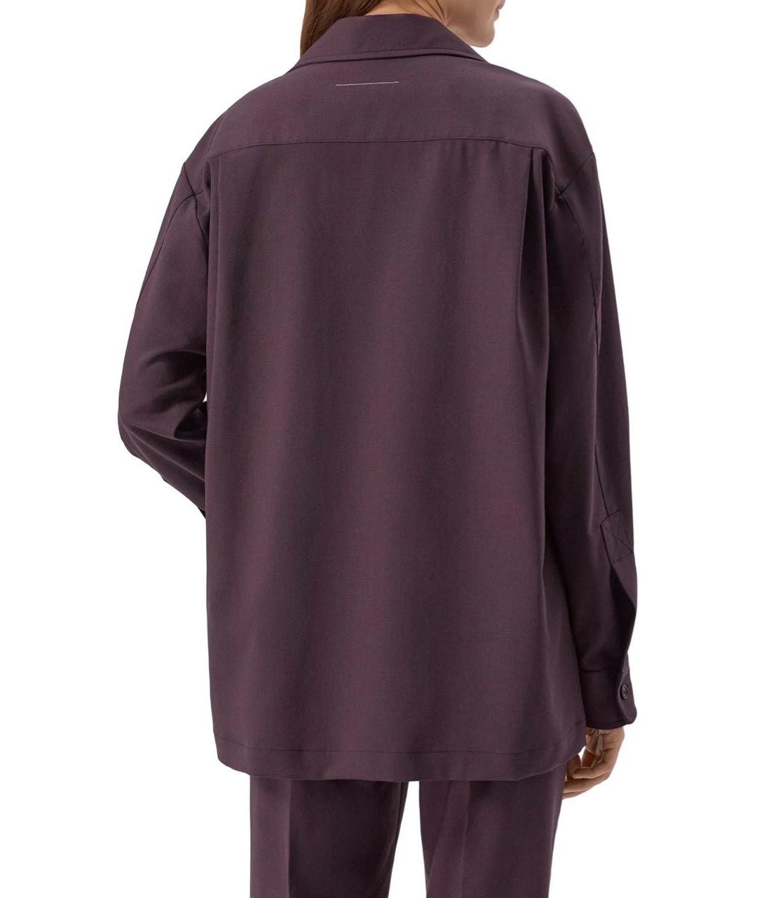 MM6 MAISON MARGIELA Коричневый шерстяной костюм с брюками, фото 5