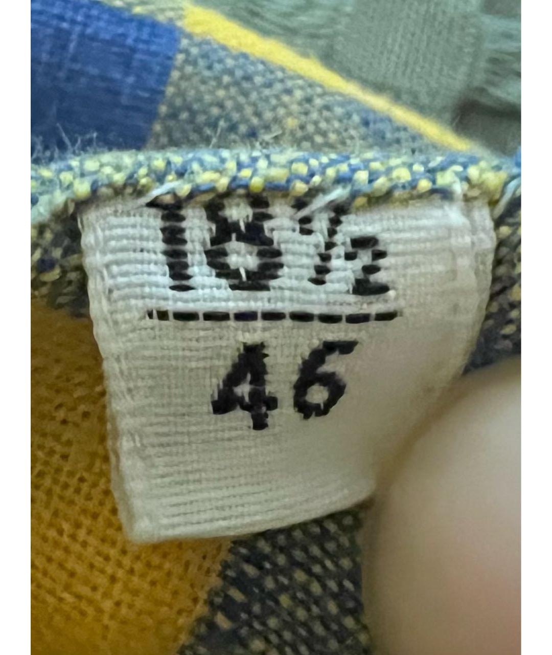 KITON Желтая льняная кэжуал рубашка, фото 6