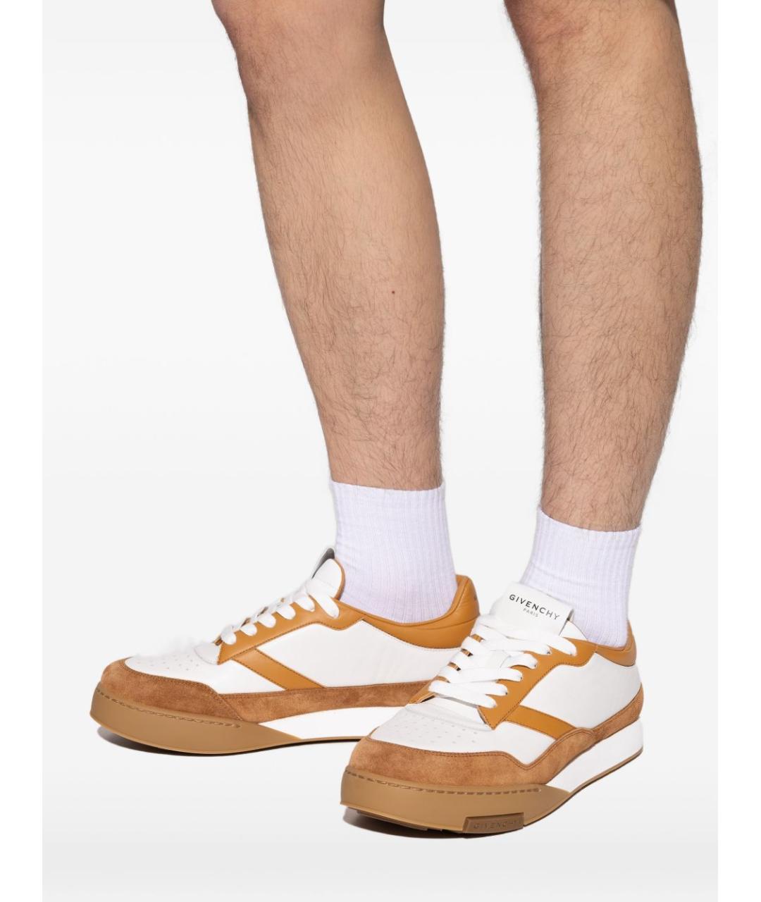 GIVENCHY Мульти кожаные низкие кроссовки / кеды, фото 3