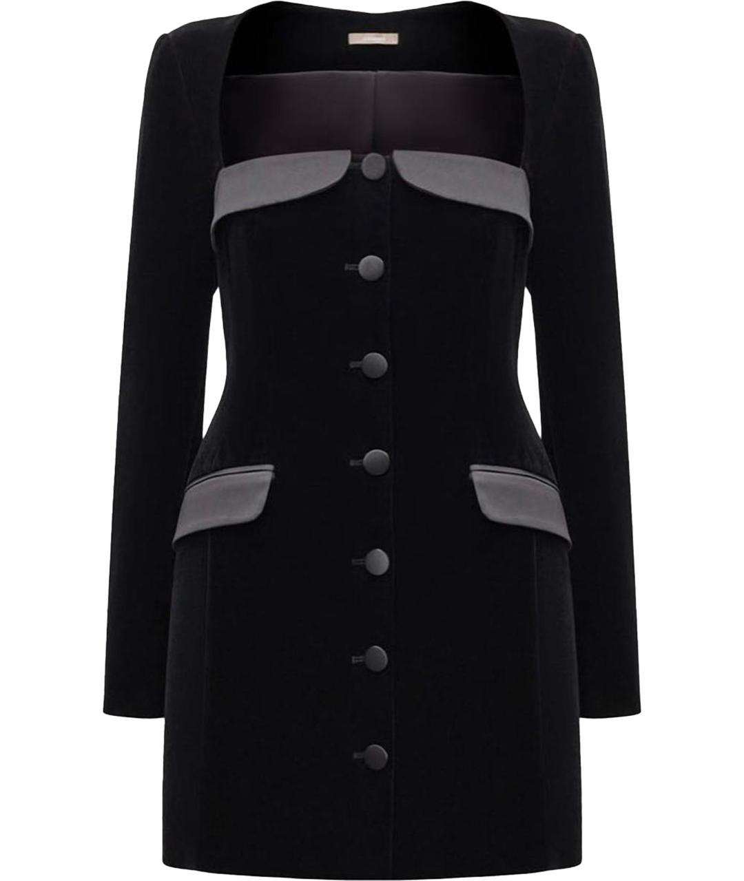 12 STOREEZ Черное бархатное вечернее платье, фото 1