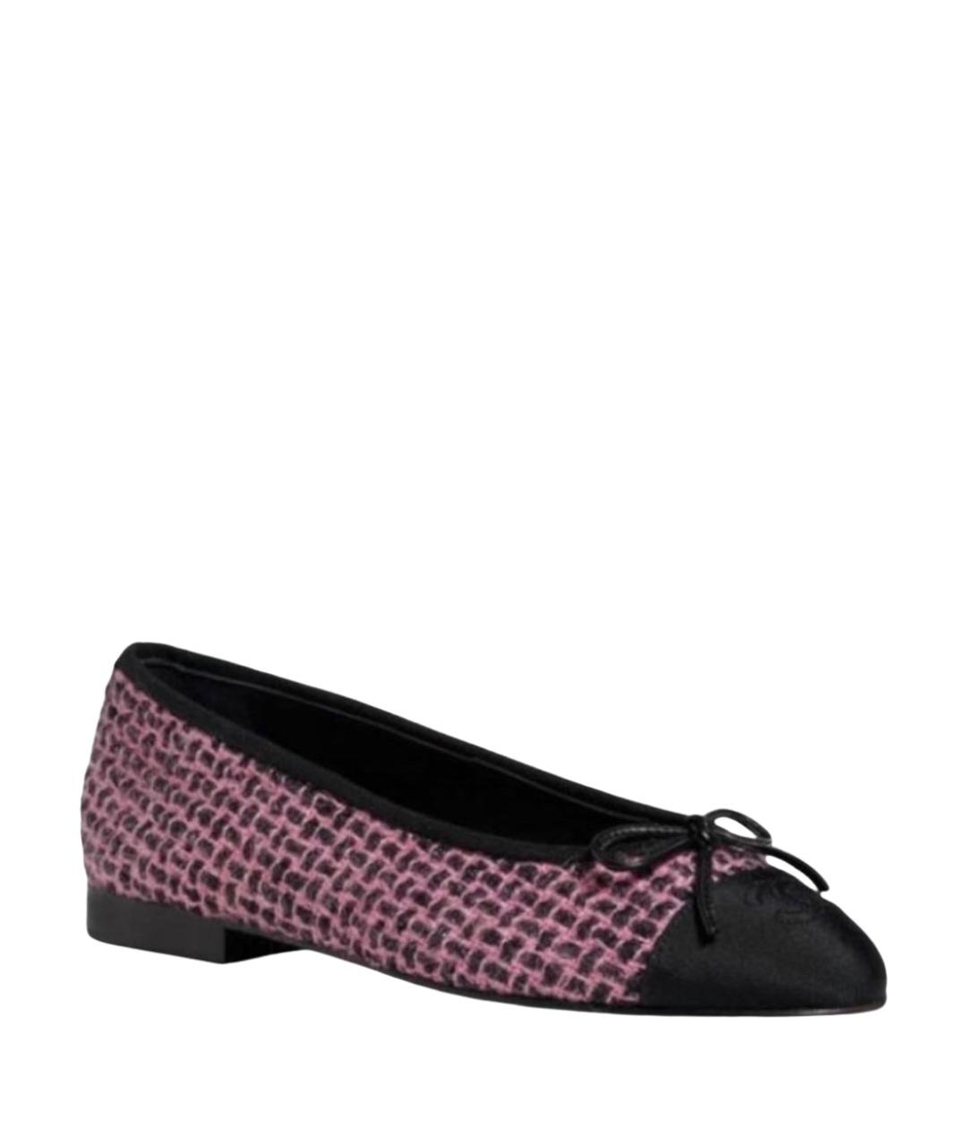 CHANEL Мульти текстильные балетки, фото 1