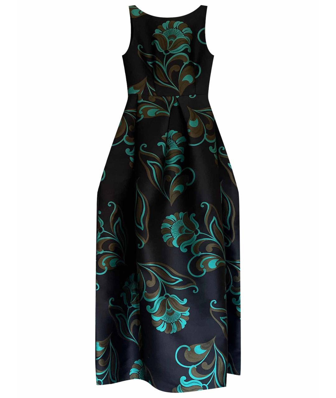 P.A.R.O.S.H. Зеленые креповое повседневное платье, фото 7