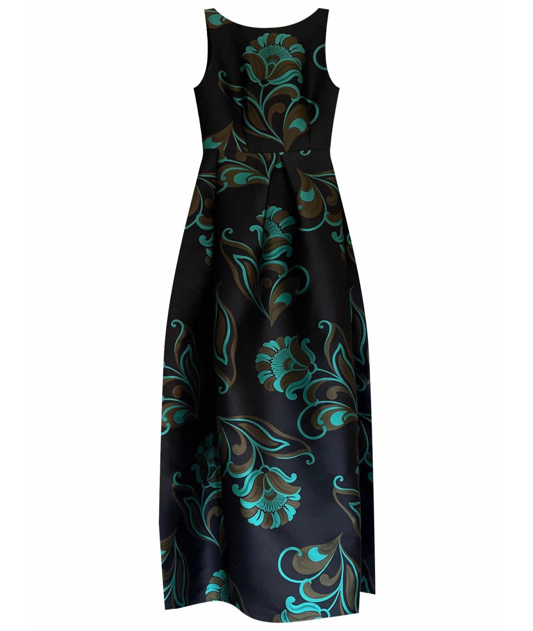 P.A.R.O.S.H. Зеленые креповое повседневное платье, фото 1