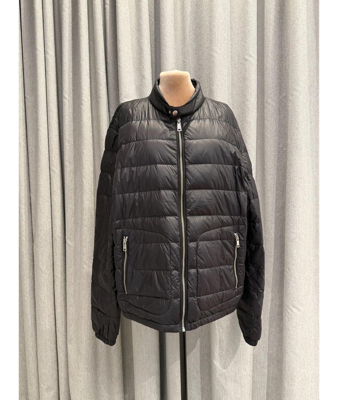 PRADA Черный полиэстеровый пуховик, фото 7