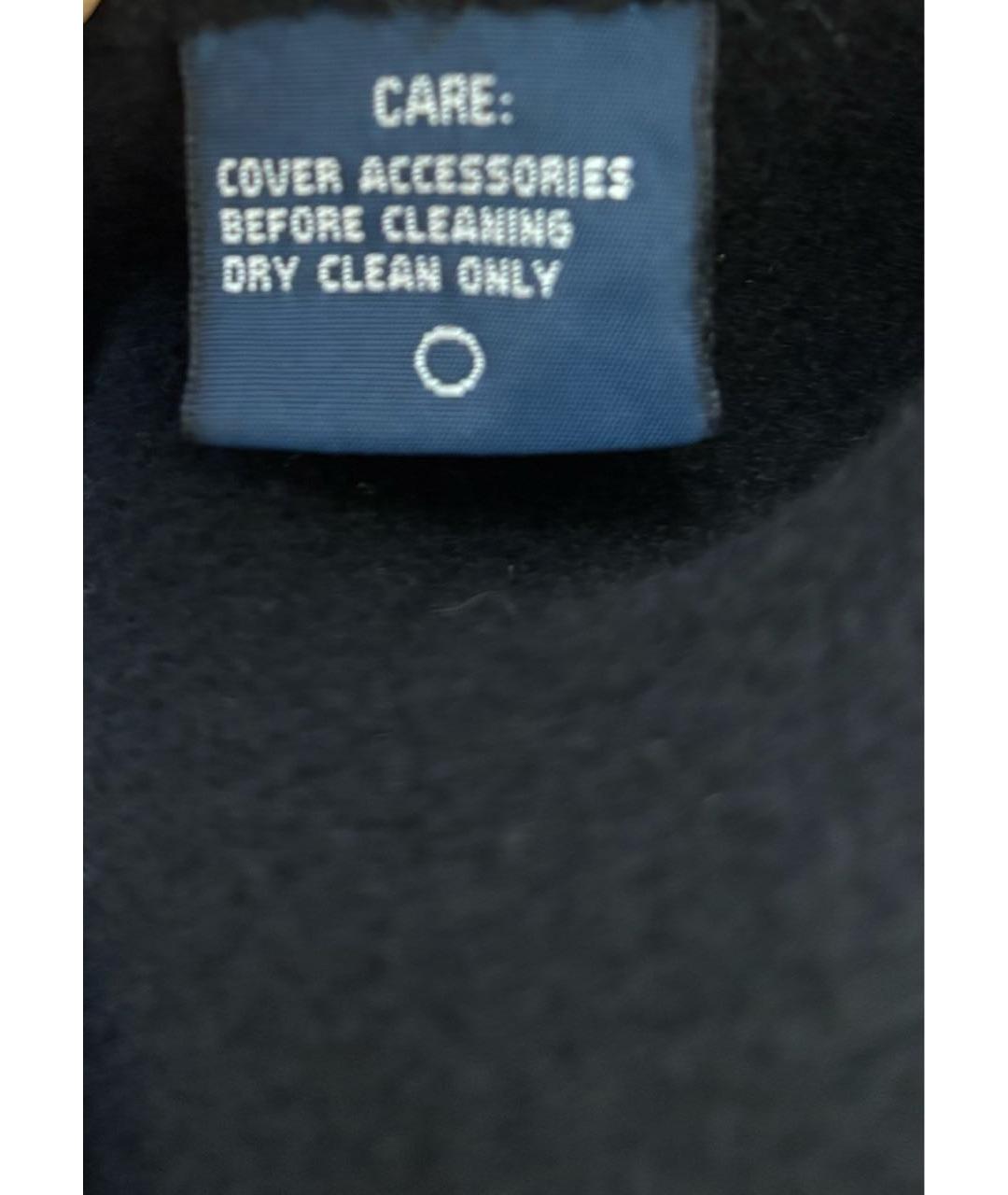 RALPH LAUREN Черное шерстяное пальто, фото 5