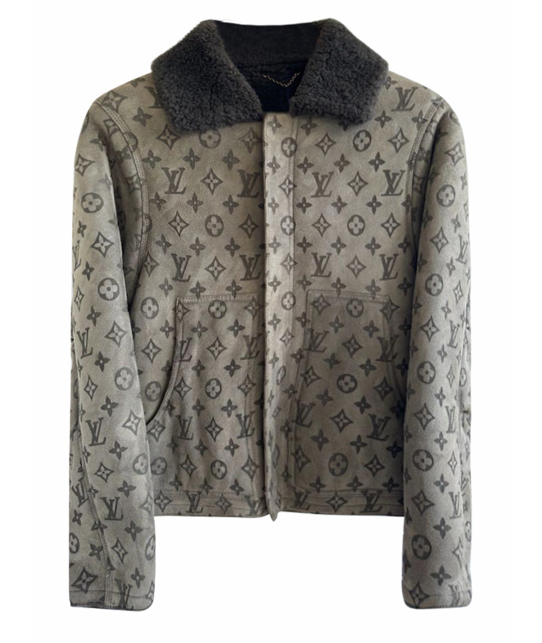 LOUIS VUITTON Бежевая замшевая дубленка/шуба, фото 1