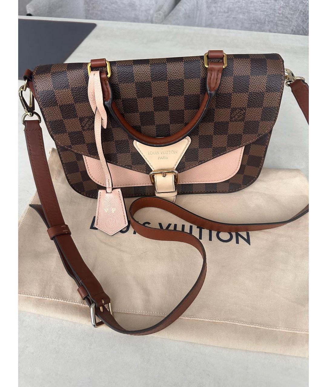 LOUIS VUITTON Коричневая сумка через плечо, фото 5