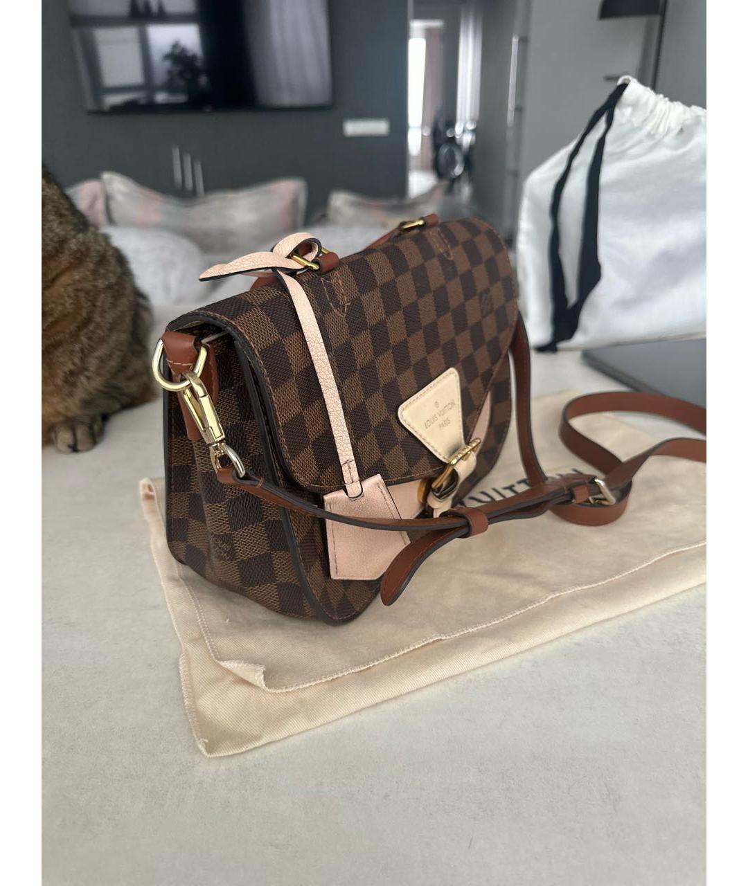 LOUIS VUITTON Коричневая сумка через плечо, фото 2